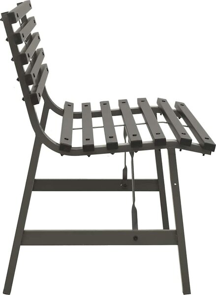 VidaXL Zahradní lavička 110 cm ocel [317136] Barva: Černá