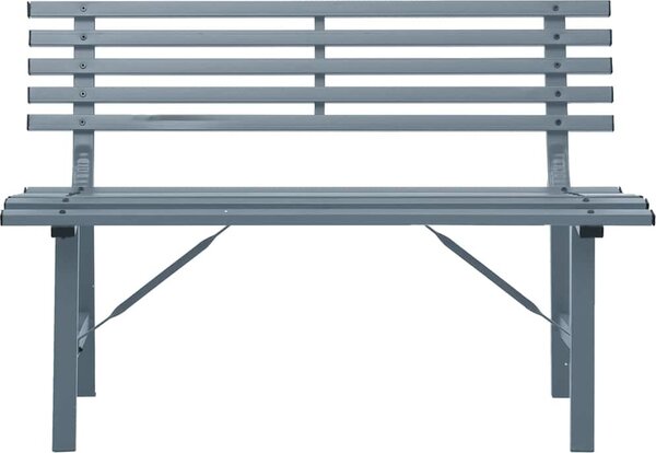 VidaXL Zahradní lavička 110 cm ocel [317136] Barva: Černá