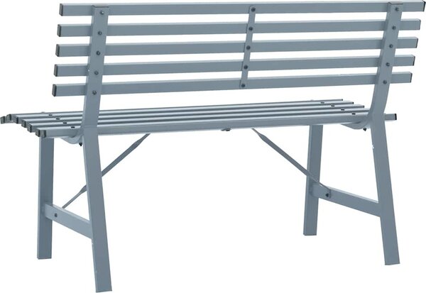 VidaXL Zahradní lavička 110 cm ocel [317136] Barva: Černá