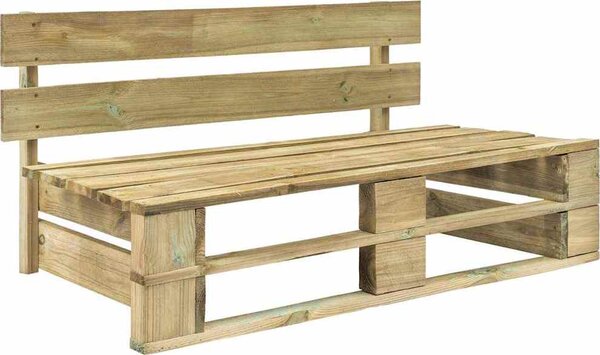 VidaXL Zahradní lavice z palet dřevo [45765] Barva: Hnědá