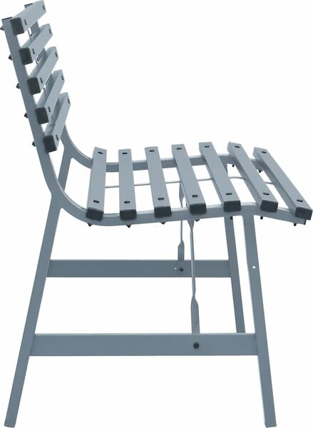 VidaXL Zahradní lavička 110 cm ocel [317136] Barva: Černá