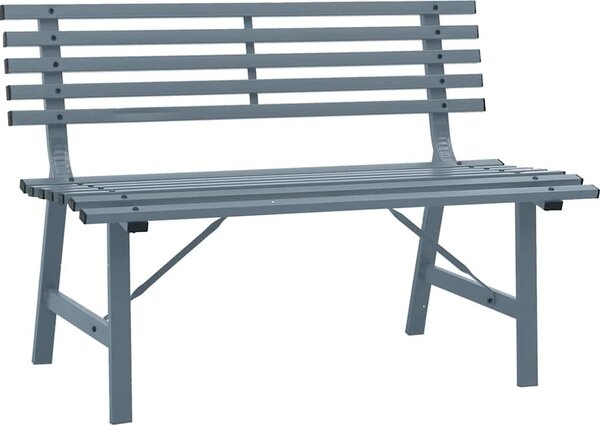 VidaXL Zahradní lavička 110 cm ocel [317136] Barva: Černá
