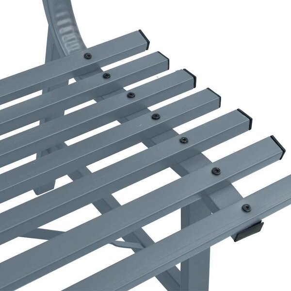 VidaXL Zahradní lavička 110 cm ocel [317136] Barva: Černá