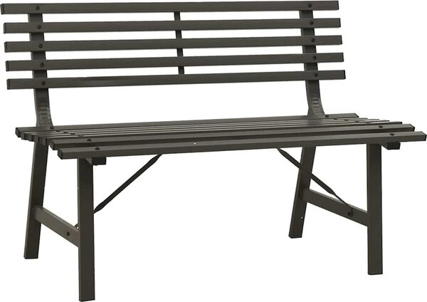 VidaXL Zahradní lavička 110 cm ocel [317136] Barva: Černá