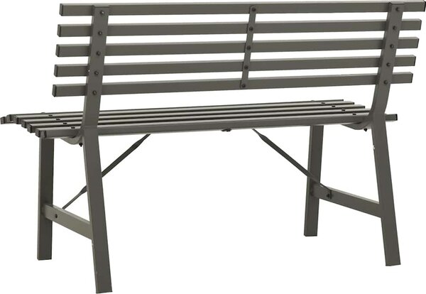 VidaXL Zahradní lavička 110 cm ocel [317136] Barva: Černá