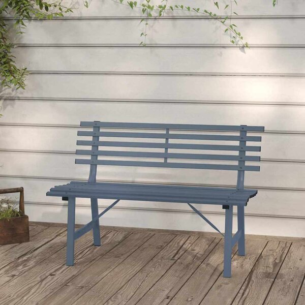 VidaXL Zahradní lavička 110 cm ocel [317136] Barva: Černá