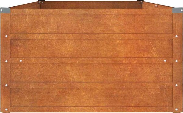 VidaXL Zahradní vyvýšený záhon rezavý 160 x 80 x 45 cm cortenová ocel [151958]