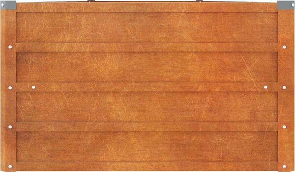 VidaXL Zahradní vyvýšený záhon rezavý 400 x 80 x 45 cm cortenová ocel [151964]