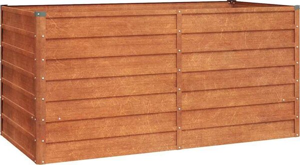 VidaXL Zahradní vyvýšený záhon rezavý 160 x 80 x 77 cm cortenová ocel [151959]