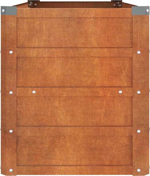 VidaXL Zahradní vyvýšený záhon rezavý 100 x 40 x 45 cm cortenová ocel [151950]