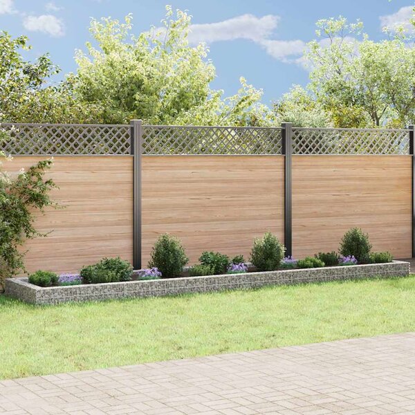 VidaXL Gabionový vyvýšený záhon pozinkovaná ocel 500 x 100 x 20 cm [151315]
