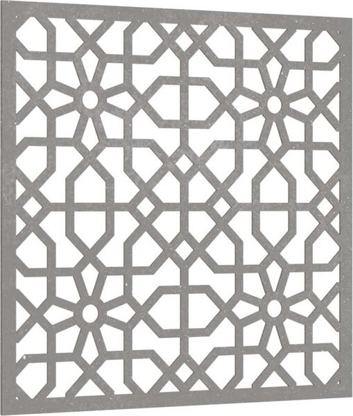 VidaXL Zahradní nástěnná dekorace 55 x 55 cm corten Maurský design [824478]