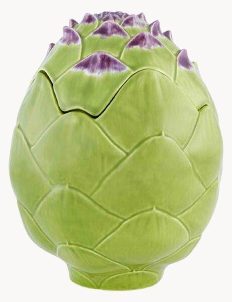 Ručně malovaná úložná dóza Artichoke