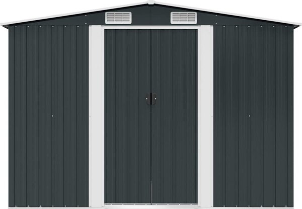 VidaXL Zahradní domek na nářadí 257 x 205 x 178 cm ocel [47030] Barva: antracitová
