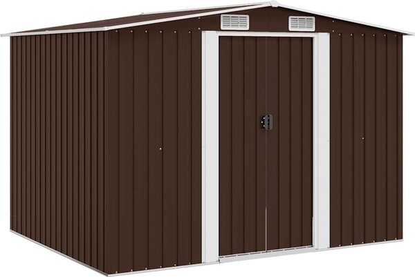 VidaXL Zahradní domek na nářadí 257 x 205 x 178 cm ocel [47030] Barva: antracitová