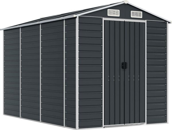 VidaXL Zahradní domek 191 x 300 x 198 cm pozinkovaná ocel [3188233] Barva: antracitová