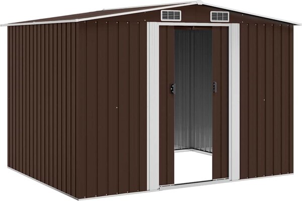 VidaXL Zahradní domek na nářadí 257 x 205 x 178 cm ocel [47030] Barva: antracitová
