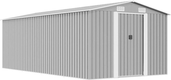 VidaXL Zahradní domek 257 x 489 x 181 cm kovový [143351] Barva: antracitová