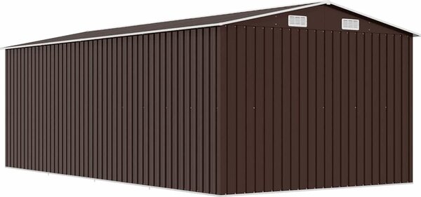 VidaXL Zahradní domek 257 x 489 x 181 cm kovový [143351] Barva: antracitová