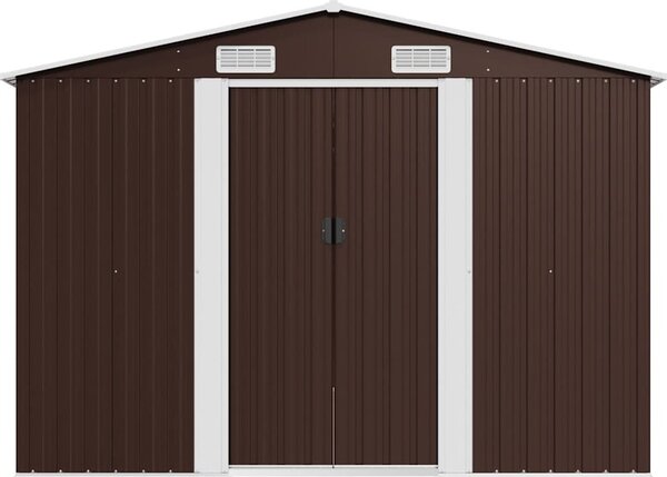VidaXL Zahradní domek 257 x 489 x 181 cm kovový [143351] Barva: antracitová