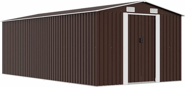 VidaXL Zahradní domek 257 x 489 x 181 cm kovový [143351] Barva: antracitová
