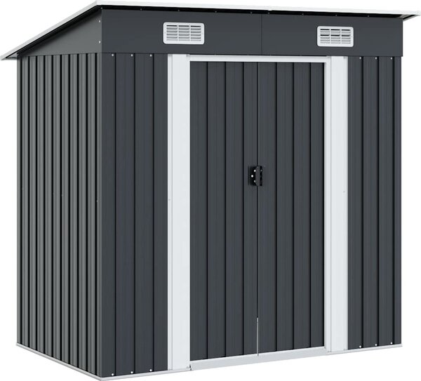 VidaXL Zahradní domek kovový [42908] Barva: Šedá