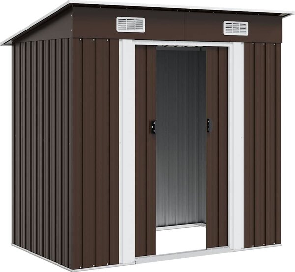 VidaXL Zahradní domek kovový [42908] Barva: Šedá