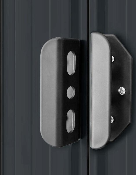 VidaXL Zahradní domek 257 x 298 x 178 cm kovový [143342] Barva: antracitová