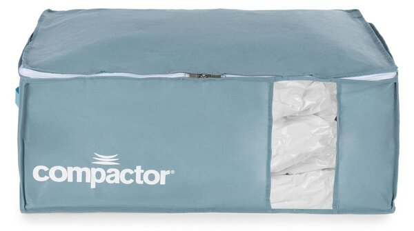 Vakuové plastové úložné boxy na oblečení v sadě 3 ks 65x45x27 cm Blue Edition – Compactor