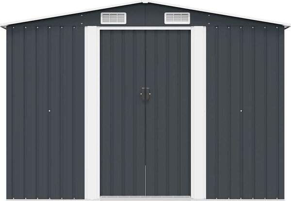 VidaXL Zahradní domek 257 x 298 x 178 cm kovový [143342] Barva: antracitová