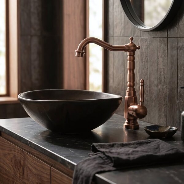 Umyvadlová baterie REA Bona Brush Copper High