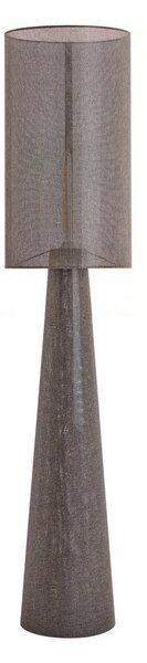Hnědá stojací lampa s textilním stínidlem (výška 180 cm) Micky – Light & Living