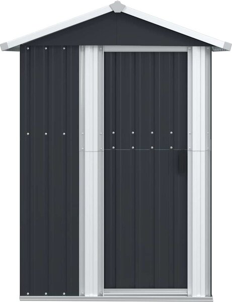 VidaXL Zahradní domek 126 x 97,5 x 177 cm pozinkovaná ocel [316233] Barva: antracitová