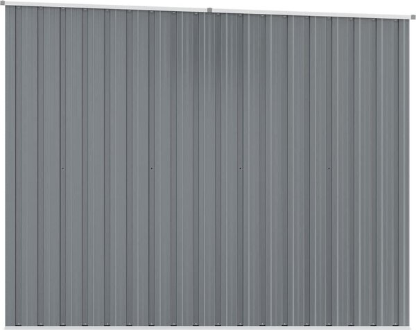 VidaXL Zahradní přístřešek 195 x 198 x 159 cm pozinkovaná ocel [46254] Barva: Šedá