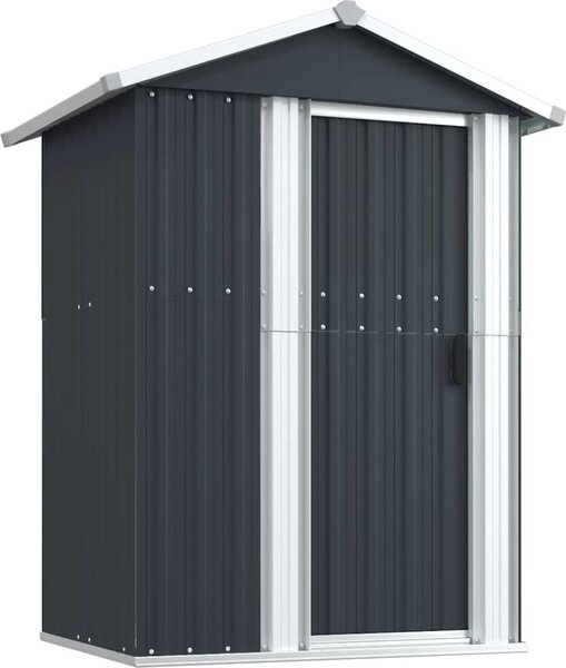 VidaXL Zahradní domek 126 x 97,5 x 177 cm pozinkovaná ocel [316233] Barva: antracitová