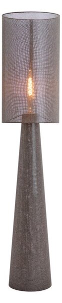 Hnědá stojací lampa s textilním stínidlem (výška 180 cm) Micky – Light & Living