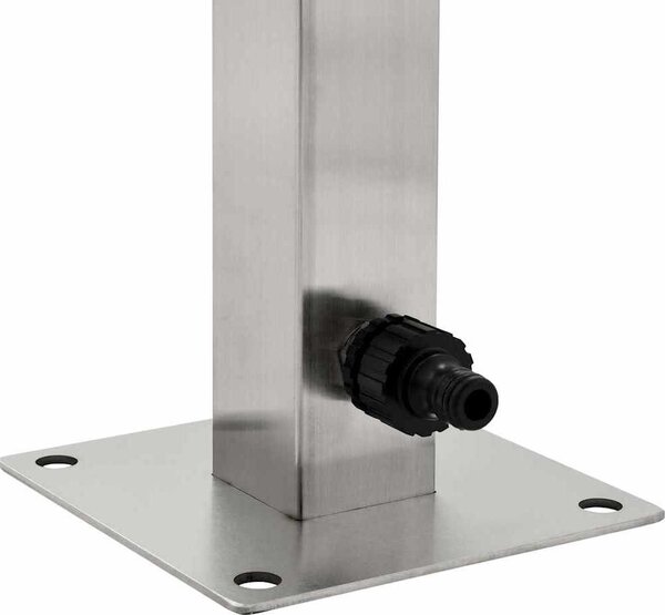 VidaXL Zahradní sloupek na vodu nerezová ocel čtvercový 65 cm [45454]
