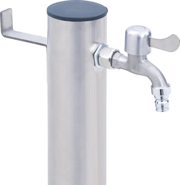 VidaXL Zahradní sloupek na vodu 40 cm nerezová ocel kulatý [364500]