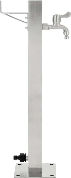 VidaXL Zahradní sloupek na vodu nerezová ocel čtvercový 65 cm [45454]
