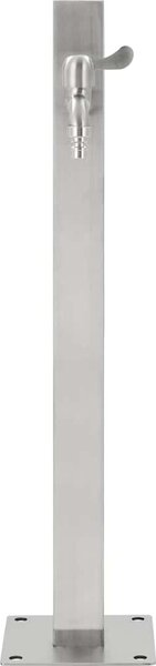VidaXL Zahradní sloupek na vodu nerezová ocel čtvercový 65 cm [45454]