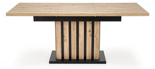 Halmar Rozkládací jídelní stůl LAMELLO 130(180)x80 dub artisan/černý