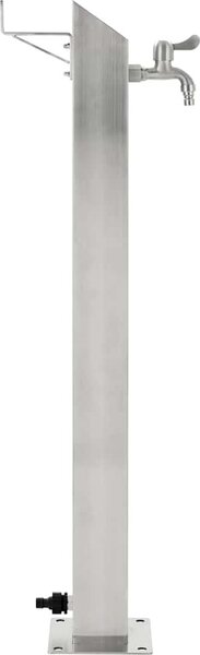 VidaXL Zahradní sloupek na vodu nerezová ocel čtvercový 95 cm [45453]