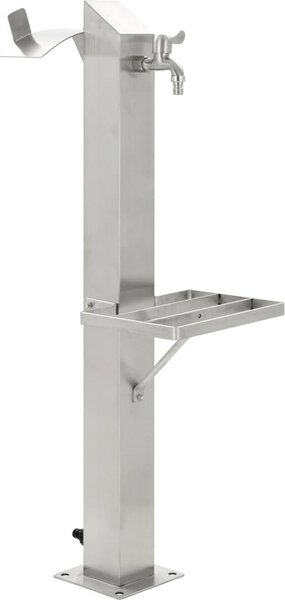 VidaXL Zahradní sloupek na vodu nerezová ocel čtvercový 95 cm [45455]