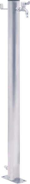 VidaXL Zahradní sloupek na vodu 40 cm nerezová ocel kulatý [364500]