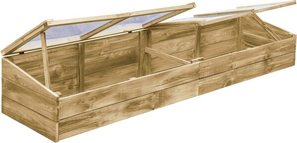 VidaXL Pařeniště impregnovaná borovice 200 x 50 x 35 cm [45303]