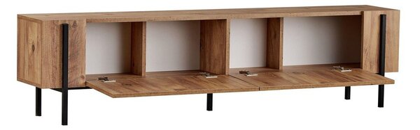 TV stolek v dekoru borovice v přírodní barvě 180x45x30 cm Nexus – Kalune Design