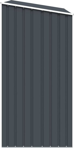 VidaXL Zahradní kůlna na dříví 245 x 98 x 159 cm pozinkovaná ocel [46294] Barva: antracitová