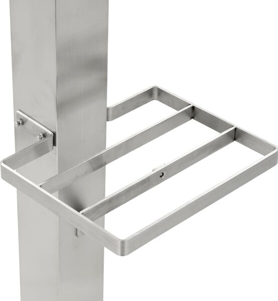 VidaXL Zahradní sloupek na vodu nerezová ocel čtvercový 95 cm [45455]