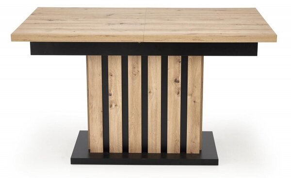 Halmar Rozkládací jídelní stůl LAMELLO 130(180)x80 dub artisan/černý