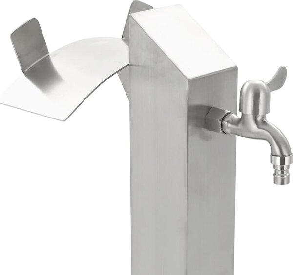 VidaXL Zahradní sloupek na vodu nerezová ocel čtvercový 95 cm [45455]